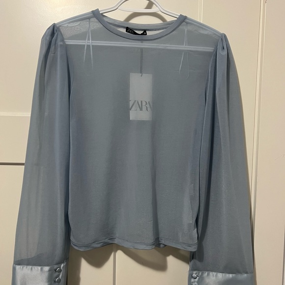 Zara sheer top - Picture 1 of 4